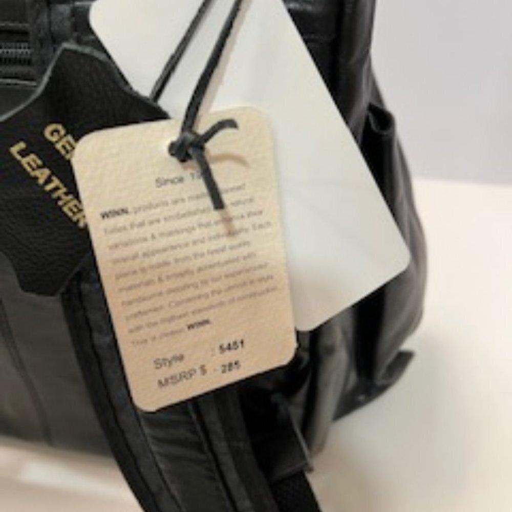 Winn International Leather Backpack Style 5451 - Picture 16 of 16